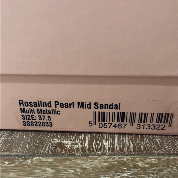 Sophia Webster Rosalind Pearl Mid Sandal (Multi Metallic) - Picture 3 of 6